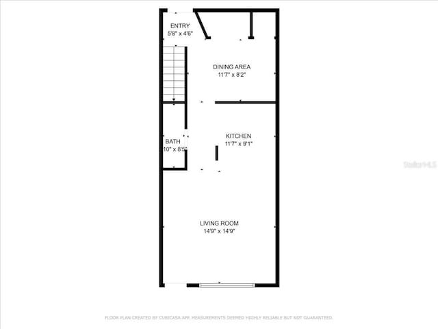 511 1st St, Cedar Key, FL 32625 - view of property floor plan
