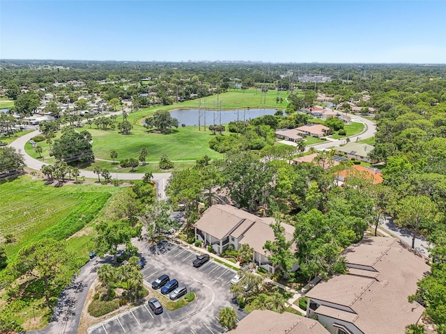 4735 Winslow Beacon Unit 14, Sarasota, FL 34235 - aerial perspective of suburban area with a large body of water