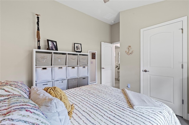 12004 Legacy Bright St, Riverview, FL 33578 - bedroom featuring lofted ceiling