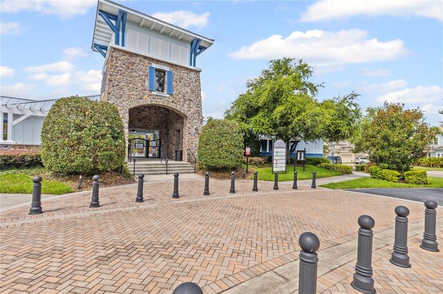12004 Legacy Bright St, Riverview, FL 33578 - view of front of home with stone siding