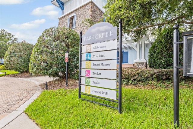 12004 Legacy Bright St, Riverview, FL 33578 - exterior view of stone siding and board and batten siding