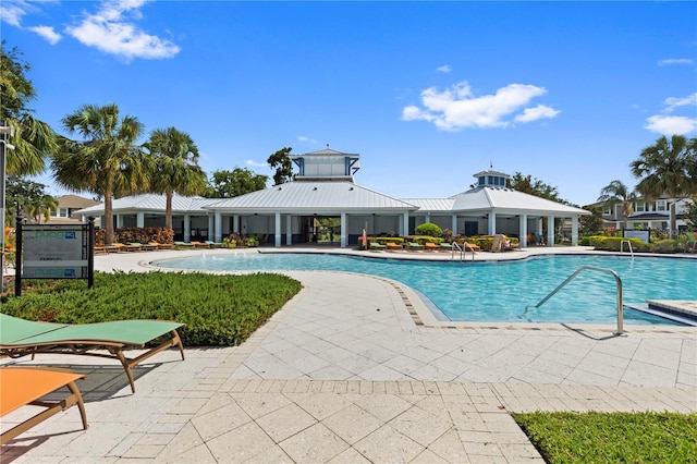 12004 Legacy Bright St, Riverview, FL 33578 - community pool with a patio