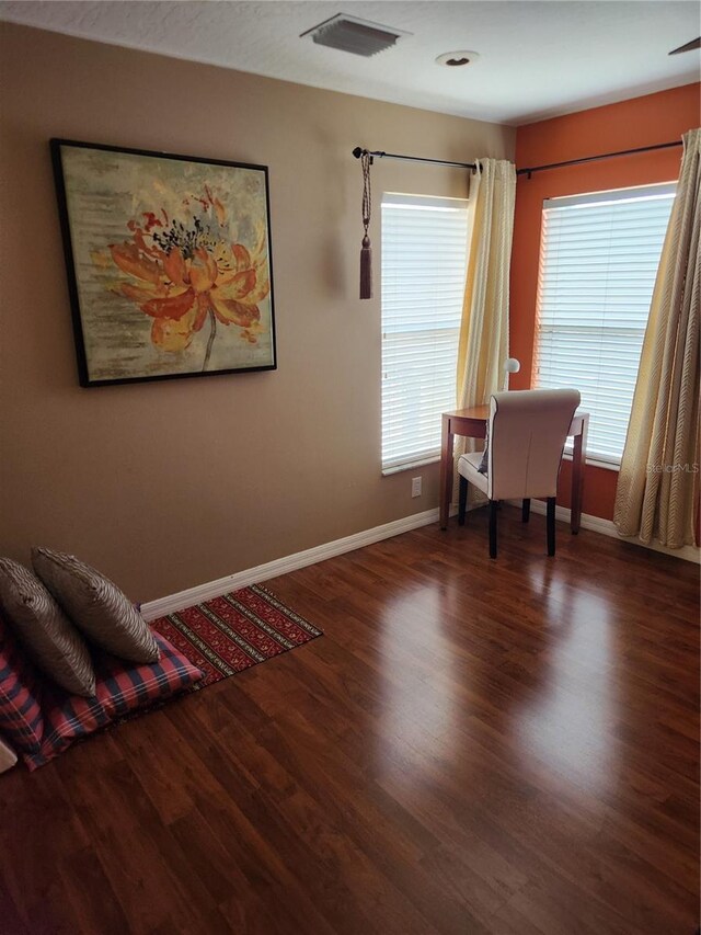 373 Intrepid Way, Indialantic, FL 32903 - home office with wood finished floors and baseboards