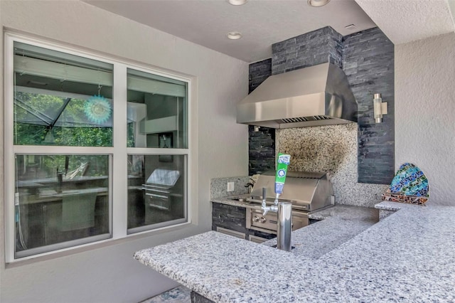 26972 Evergreen Chase Dr, Wesley Chapel, FL 33544 - view of patio with area for grilling