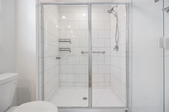 36414 Well Hill Way, Zephyrhills, FL 33541 - full bathroom with toilet and a shower stall