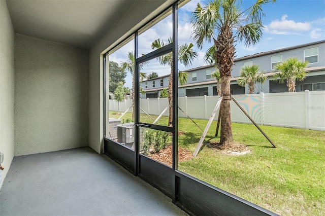 36414 Well Hill Way, Zephyrhills, FL 33541 - view of unfurnished sunroom