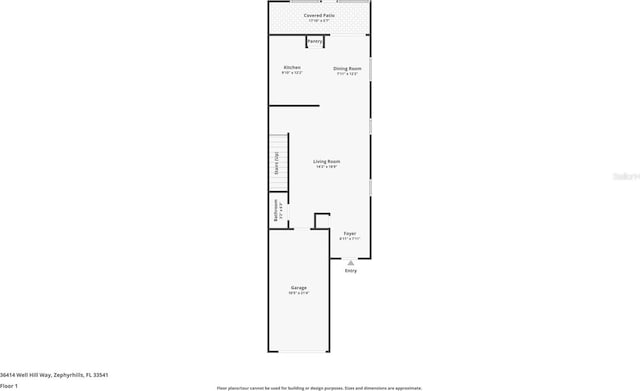 36414 Well Hill Way, Zephyrhills, FL 33541 - view of room layout