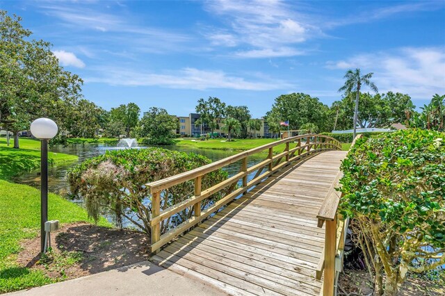 14130 Rosemary Ln Unit 3202, Largo, FL 33774 - dock area with a water view