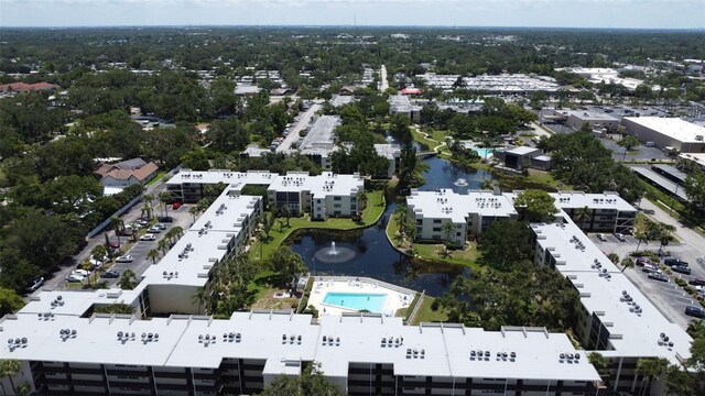 14130 Rosemary Ln Unit 3202, Largo, FL 33774 - aerial overview of property's location featuring a pool and a large body of water