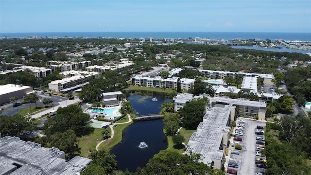 14130 Rosemary Ln Unit 3202, Largo, FL 33774 - aerial view of property and surrounding area featuring a nearby body of water