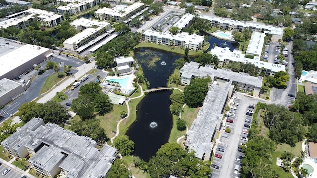 14130 Rosemary Ln Unit 3202, Largo, FL 33774 - aerial view of property and surrounding area with a nearby body of water