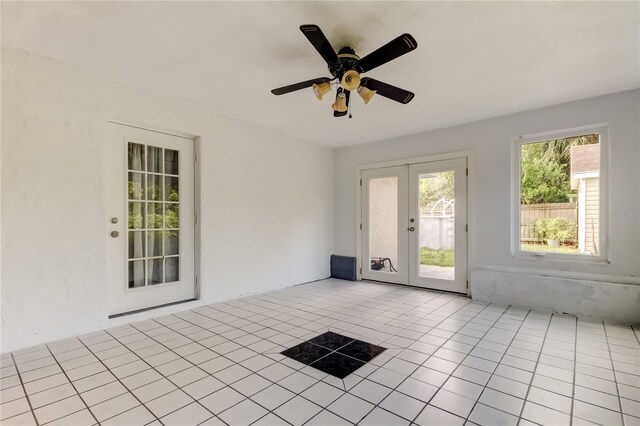 8330 Lafitte Dr, Hudson, FL 34667 - unfurnished sunroom with french doors
