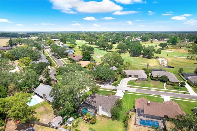 2806 Fairway View Dr, Valrico, FL 33596 - aerial view of property and surrounding area featuring a local golf course and nearby suburban area