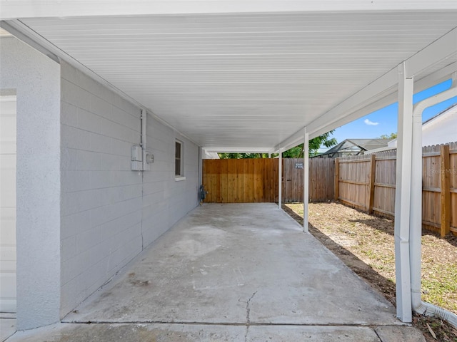 1213 W Camellia Dr, Brandon, FL 33510 - view of patio / terrace with an attached carport