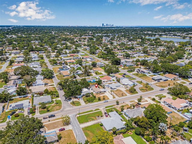 2861 Pinellas Point Dr S, Saint Petersburg, FL 33712 - aerial overview of property's location with nearby suburban area and a large body of water