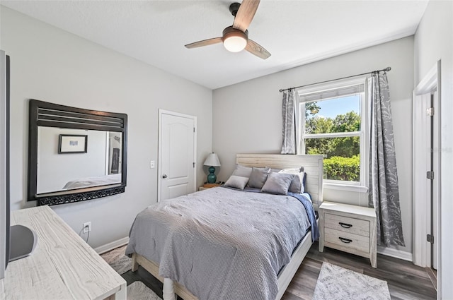 4151 Little Gap Loop, Ellenton, FL 34222 - bedroom featuring dark wood finished floors and ceiling fan