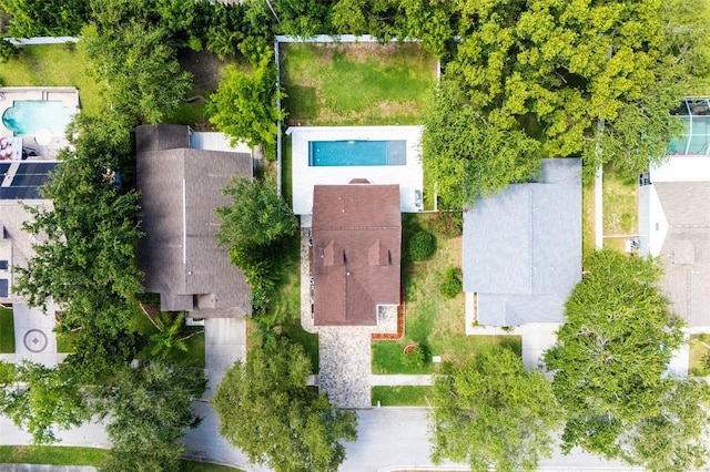 346 Gray Oak Dr, Tarpon Springs, FL 34689 - drone / aerial view of a pool