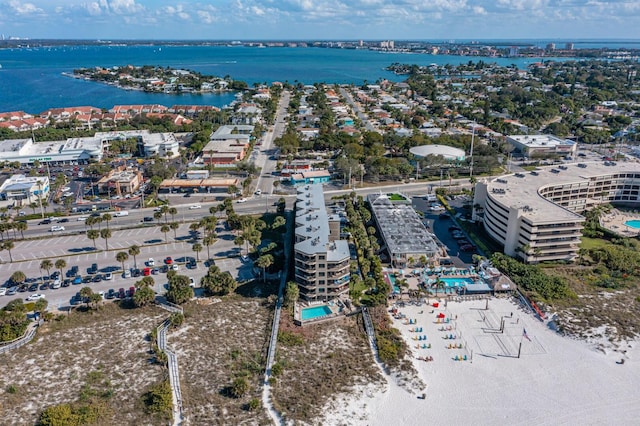 4510 Gulf Blvd Unit 604, St Pete Beach, FL 33706 - aerial view of a large body of water and a pool area