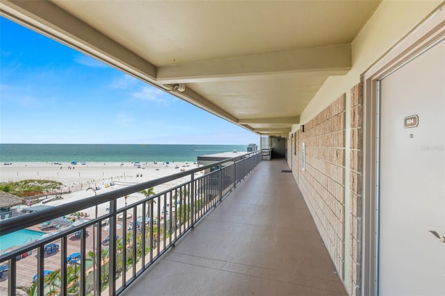 4510 Gulf Blvd Unit 604, St Pete Beach, FL 33706 - balcony featuring view of water and beach