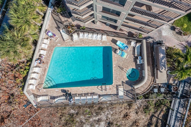 4510 Gulf Blvd Unit 604, St Pete Beach, FL 33706 - aerial view of a pool