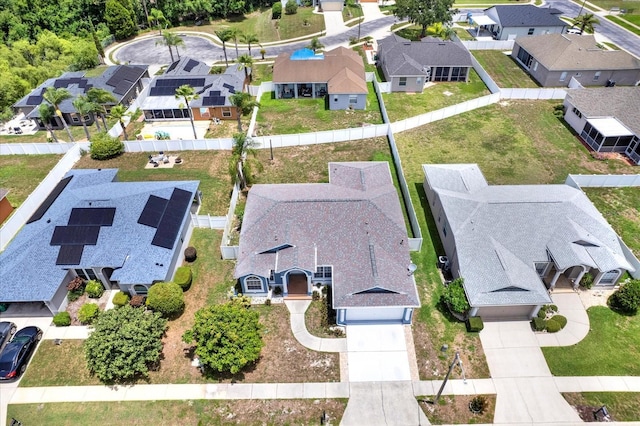 23917 Pow Wow Dr, Lutz, FL 33559 - aerial perspective of suburban area