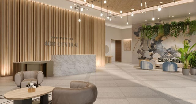400 Central Ave Unit 2705, Saint Petersburg, FL 33701 - reception area featuring a high ceiling