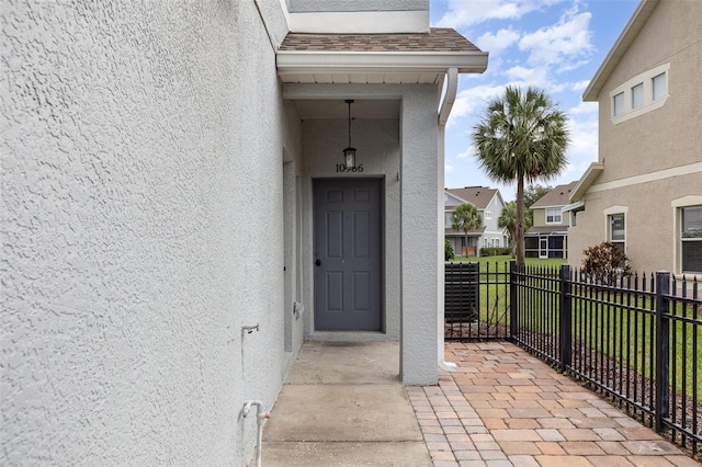 10966 Winter Crest Dr, Riverview, FL 33569 - property entrance featuring stucco siding