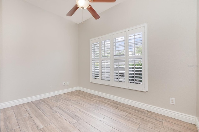 10966 Winter Crest Dr, Riverview, FL 33569 - unfurnished room featuring wood finished floors and a ceiling fan