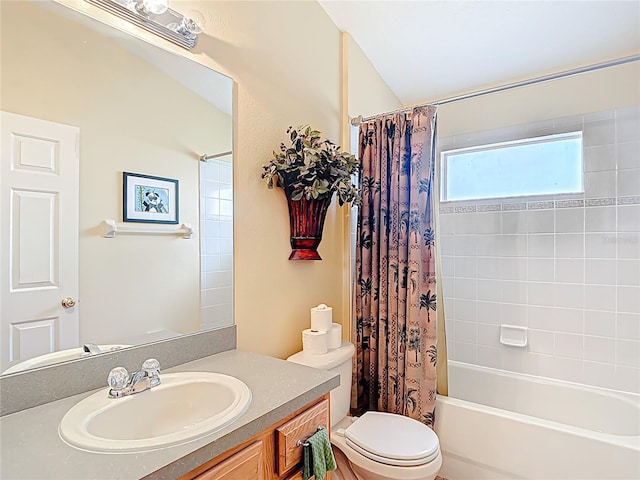 3824 Duke Firth St, Land O Lakes, FL 34638 - bathroom featuring vanity and shower / bath combo with shower curtain