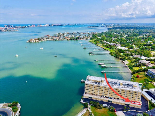 100 Bluff View Dr Unit 115C, Belleair Bluffs, FL 33770 - aerial view of a nearby body of water