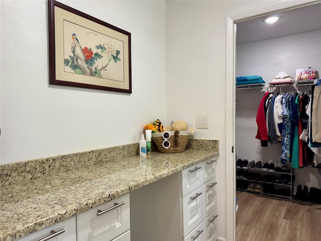 100 Bluff View Dr Unit 115C, Belleair Bluffs, FL 33770 - spacious closet featuring wood finished floors