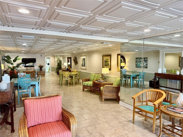 100 Bluff View Dr Unit 115C, Belleair Bluffs, FL 33770 - lobby with an ornate ceiling