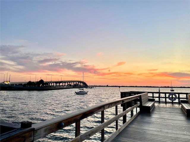 100 Bluff View Dr Unit 115C, Belleair Bluffs, FL 33770 - dock featuring a water view