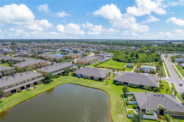 2022 Hawks View Dr, Ruskin, FL 33570 - aerial perspective of suburban area with a large body of water