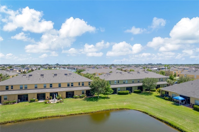 2022 Hawks View Dr, Ruskin, FL 33570 - aerial view of residential area featuring a nearby body of water