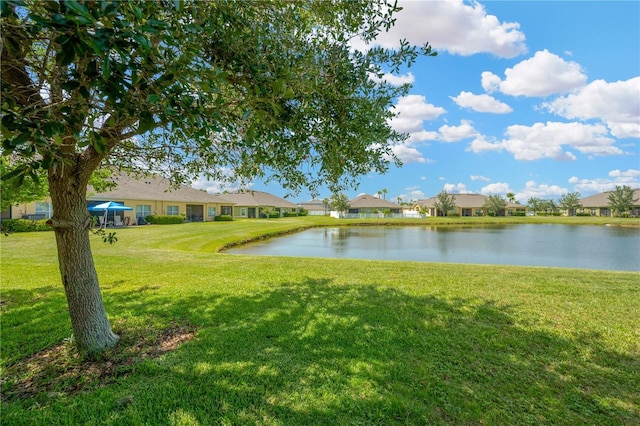 2022 Hawks View Dr, Ruskin, FL 33570 - water view with nearby suburban area