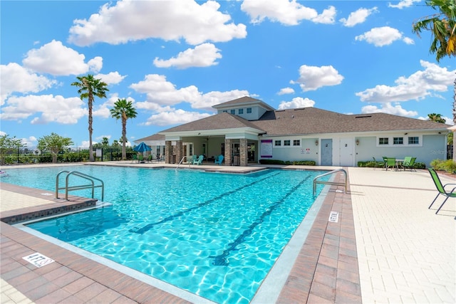 2022 Hawks View Dr, Ruskin, FL 33570 - community pool featuring a patio
