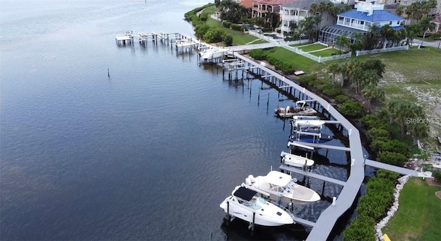 26 Harborpointe Dr, Port Richey, FL 34668 - drone / aerial view of a large body of water