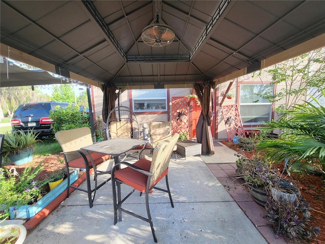 22798 Penny Loop, Land O Lakes, FL 34639 - view of patio / terrace with a gazebo and outdoor dining area