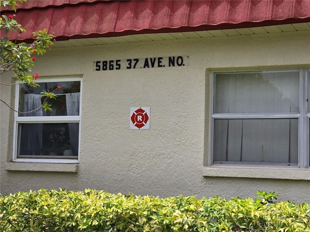 5865 37th Ave N Unit 26, Saint Petersburg, FL 33710 - exterior view of stucco siding
