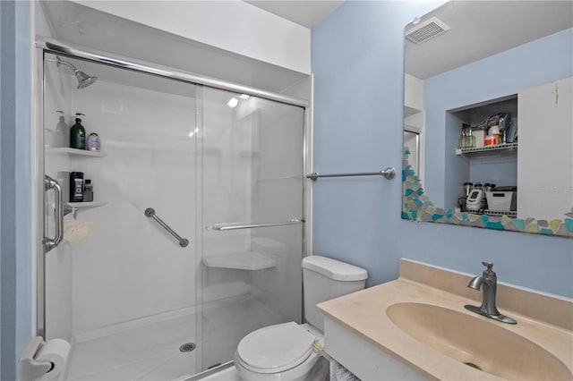 7705 4th Ave W, Bradenton, FL 34209 - bathroom with a shower stall and vanity