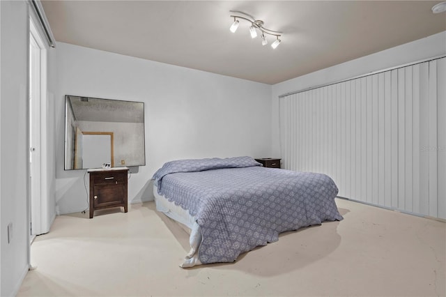7705 4th Ave W, Bradenton, FL 34209 - bedroom with finished concrete floors