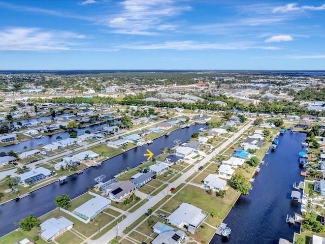 551 Lindley Ter, Port Charlotte, FL 33952 - aerial view of property and surrounding area with nearby suburban area and a nearby body of water