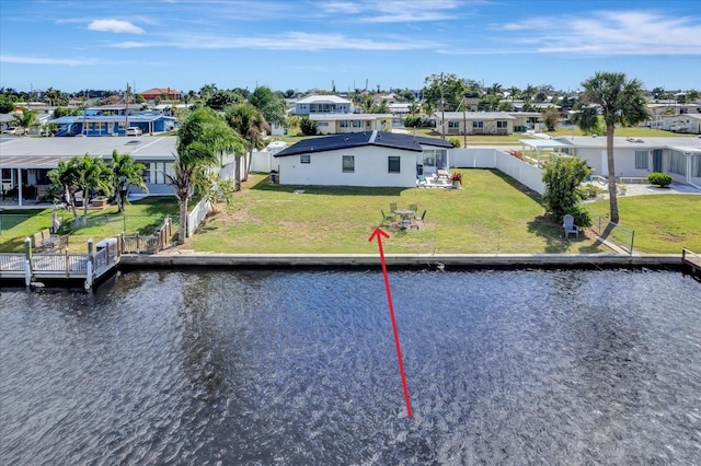 551 Lindley Ter, Port Charlotte, FL 33952 - aerial view of residential area featuring a nearby body of water