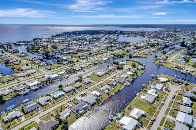551 Lindley Ter, Port Charlotte, FL 33952 - view of property location featuring a nearby body of water and nearby suburban area