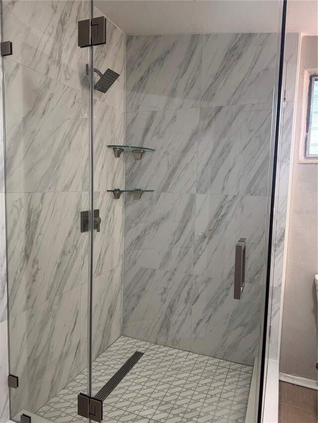 551 Lindley Ter, Port Charlotte, FL 33952 - full bathroom with a marble finish shower