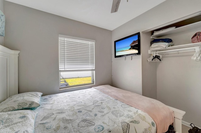 551 Lindley Ter, Port Charlotte, FL 33952 - bedroom featuring ceiling fan