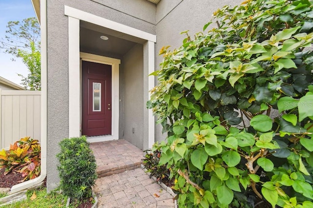 1553 Amber Leaf Cir, Ocoee, FL 34761 - property entrance featuring stucco siding