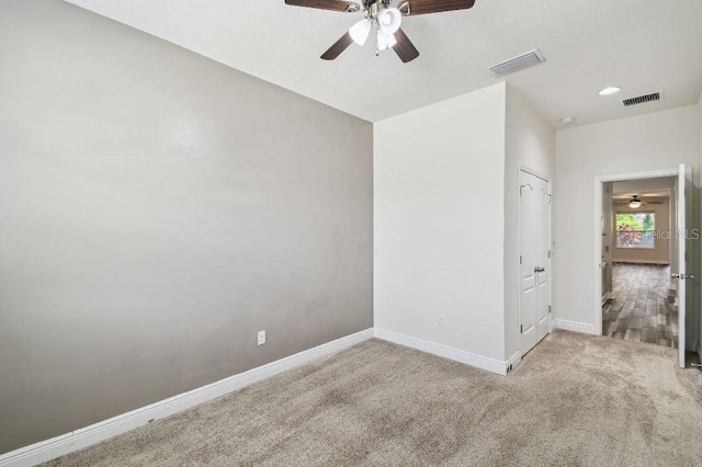 1553 Amber Leaf Cir, Ocoee, FL 34761 - unfurnished room with a ceiling fan, baseboards, and carpet flooring