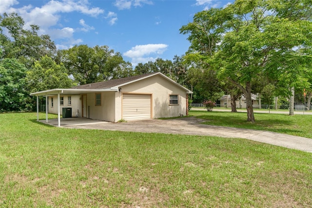 201 W New York Ave, Orange City, FL 32763 - view of home's exterior featuring driveway, a garage, and stucco siding